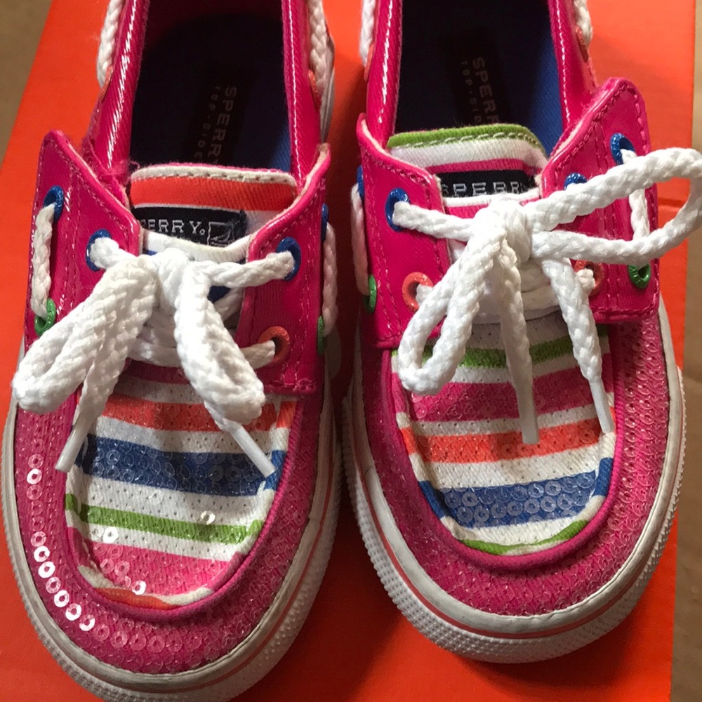Size 8 Toddler Girl Sperry Top Sider